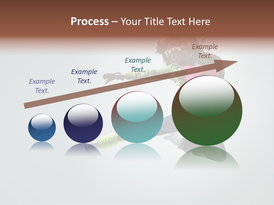 Aerobic Young Cool PowerPoint Template