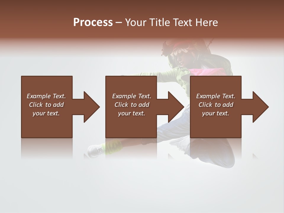 Aerobic Young Cool PowerPoint Template