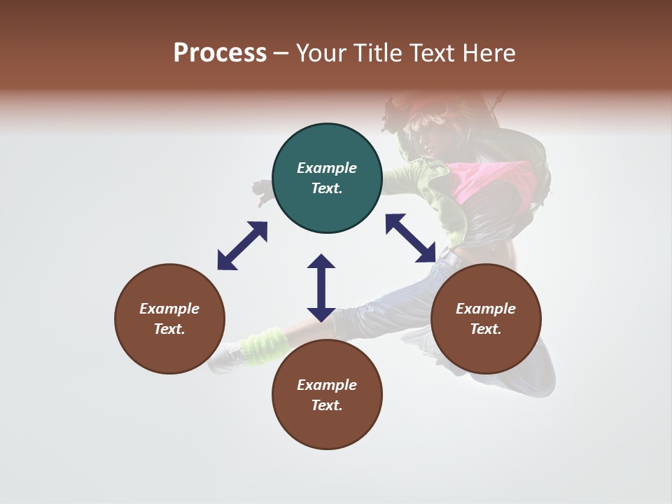 Aerobic Young Cool PowerPoint Template