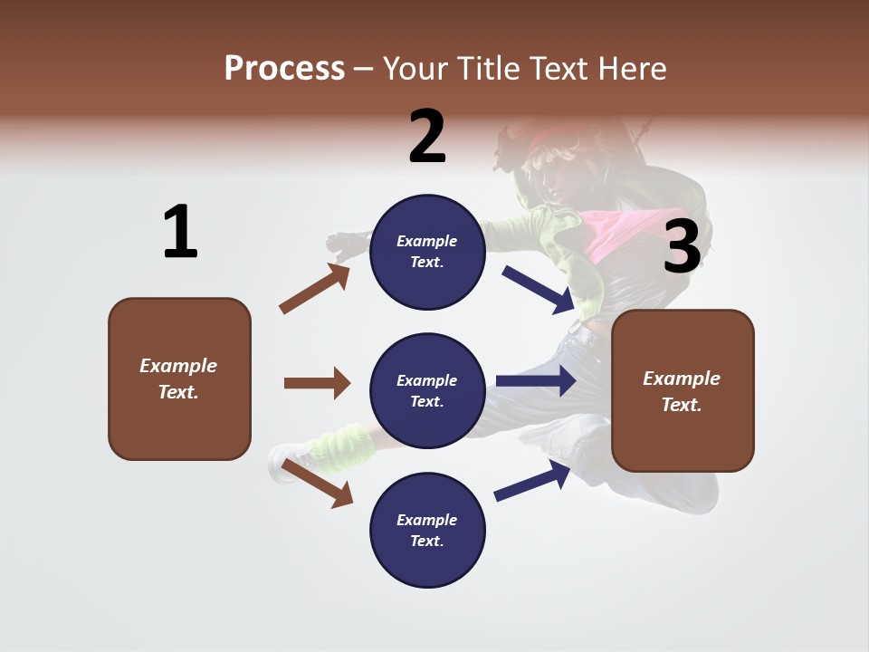 Aerobic Young Cool PowerPoint Template