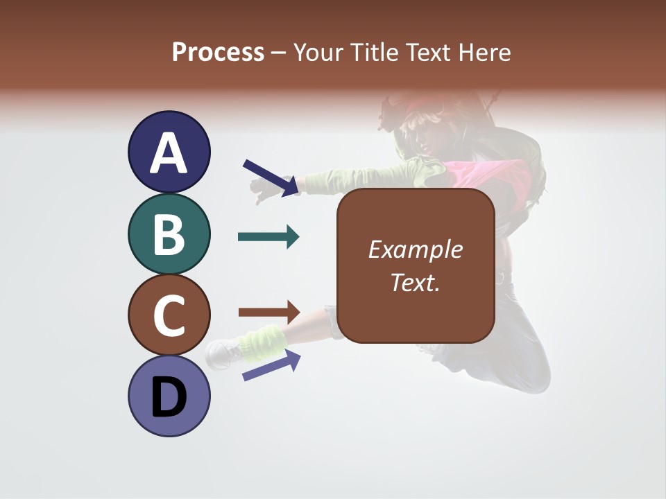 Aerobic Young Cool PowerPoint Template