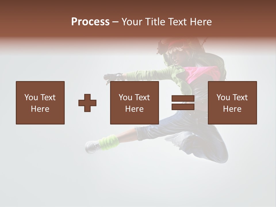 Aerobic Young Cool PowerPoint Template