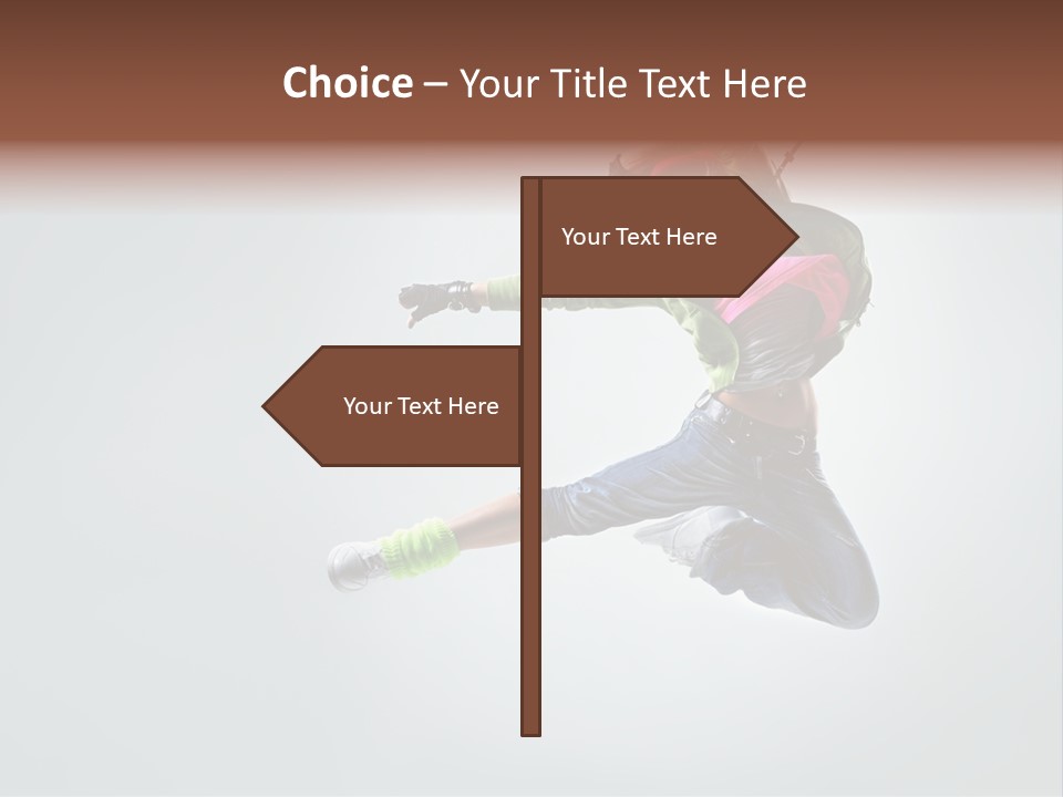 Aerobic Young Cool PowerPoint Template