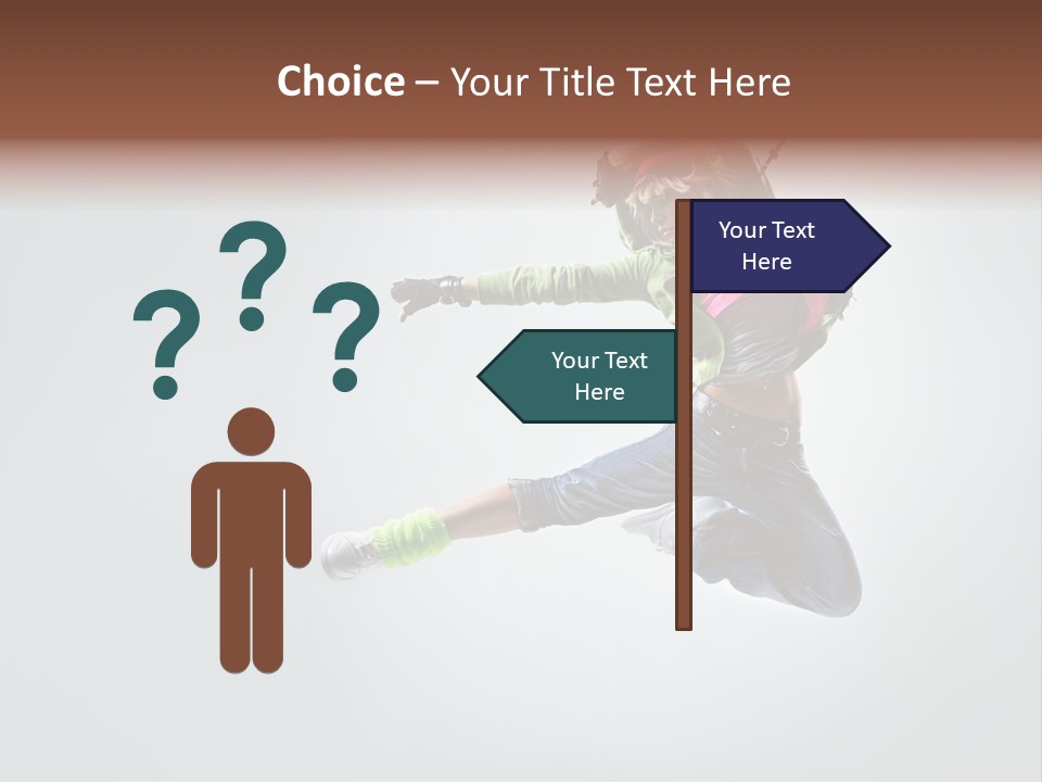 Aerobic Young Cool PowerPoint Template