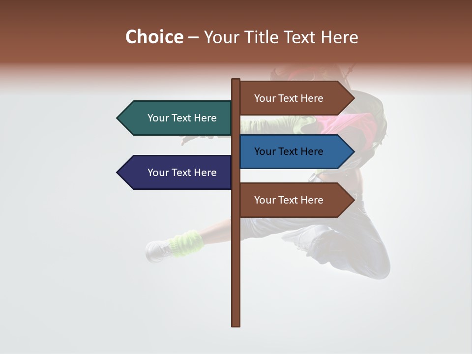 Aerobic Young Cool PowerPoint Template