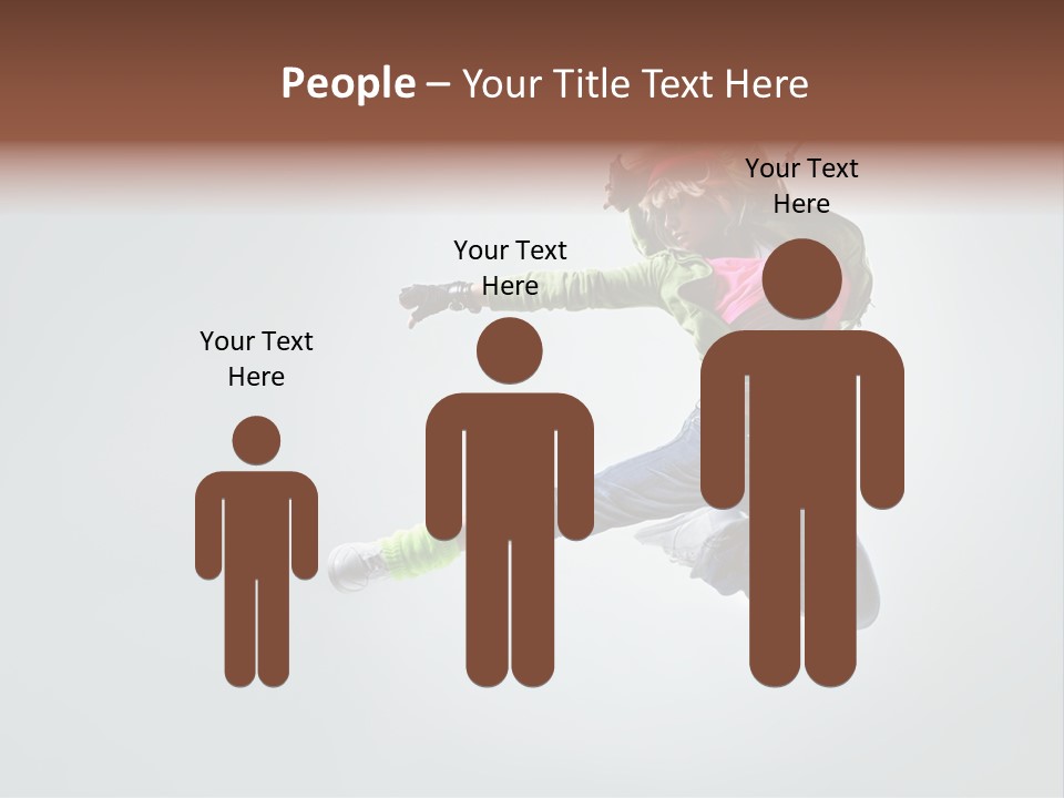 Aerobic Young Cool PowerPoint Template