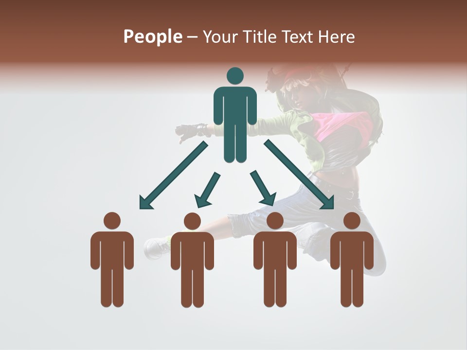 Aerobic Young Cool PowerPoint Template