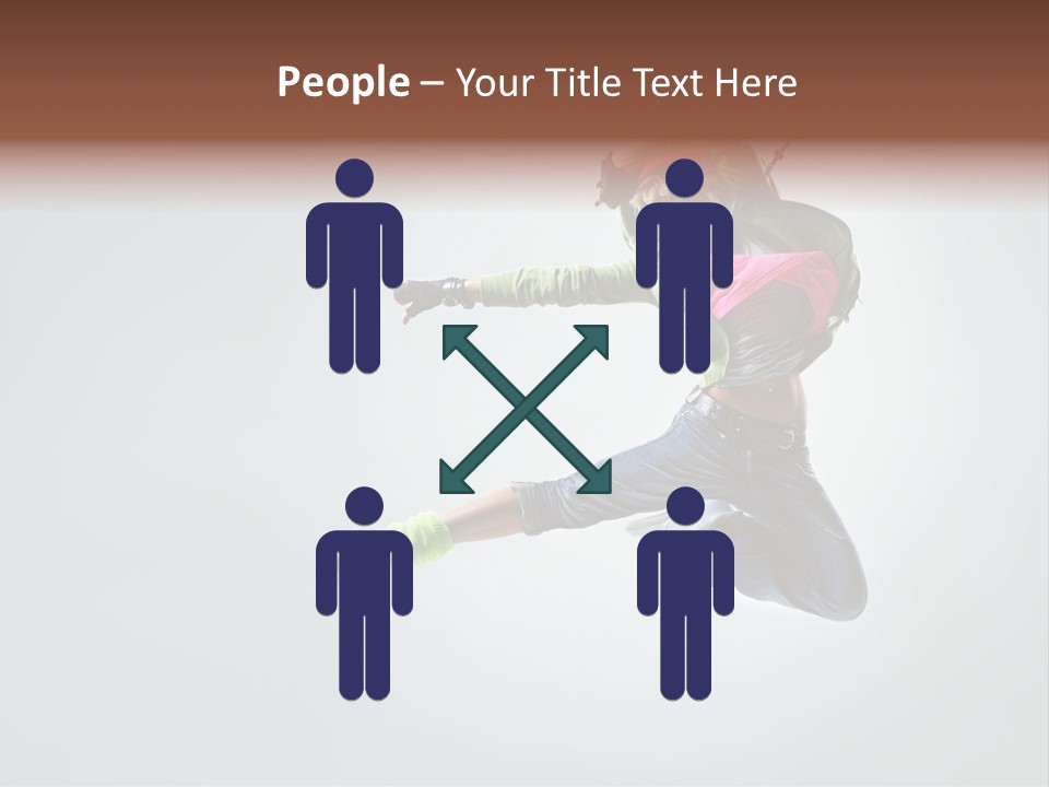 Aerobic Young Cool PowerPoint Template