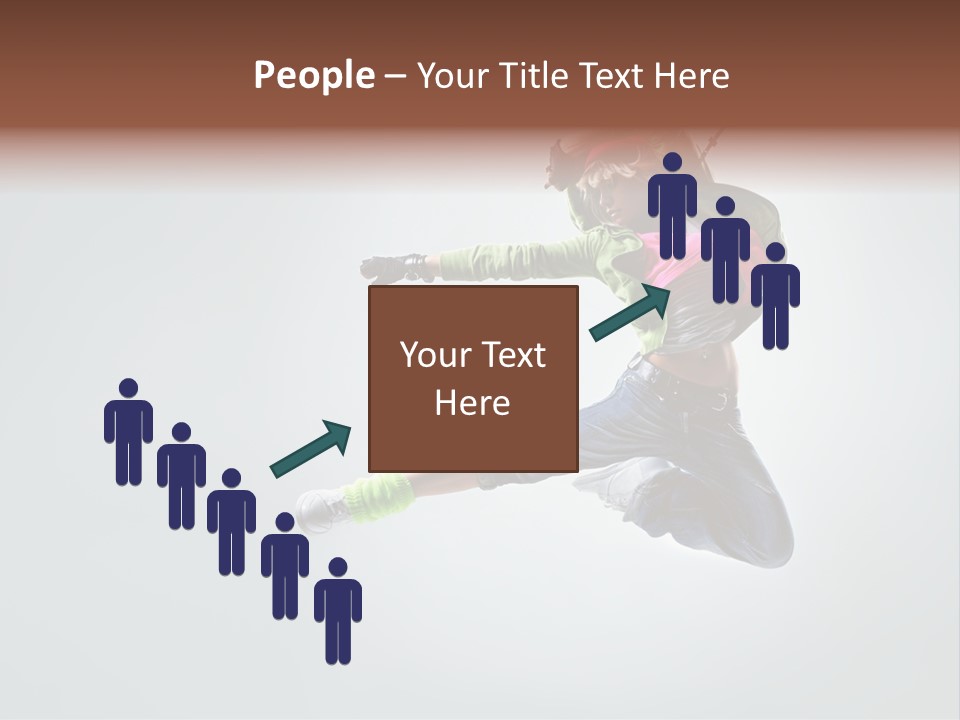 Aerobic Young Cool PowerPoint Template