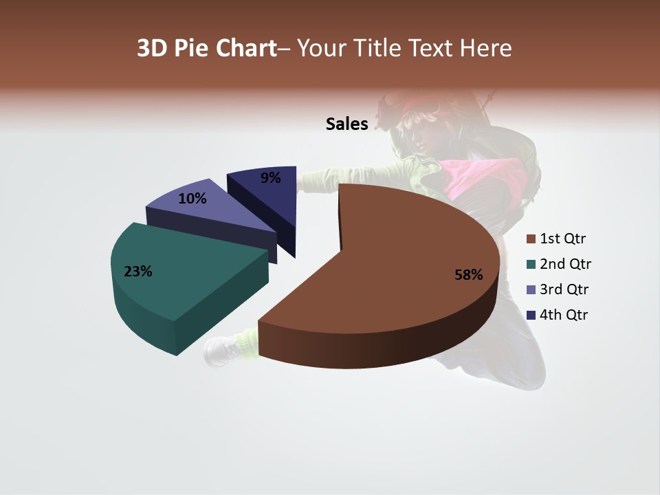 Aerobic Young Cool PowerPoint Template