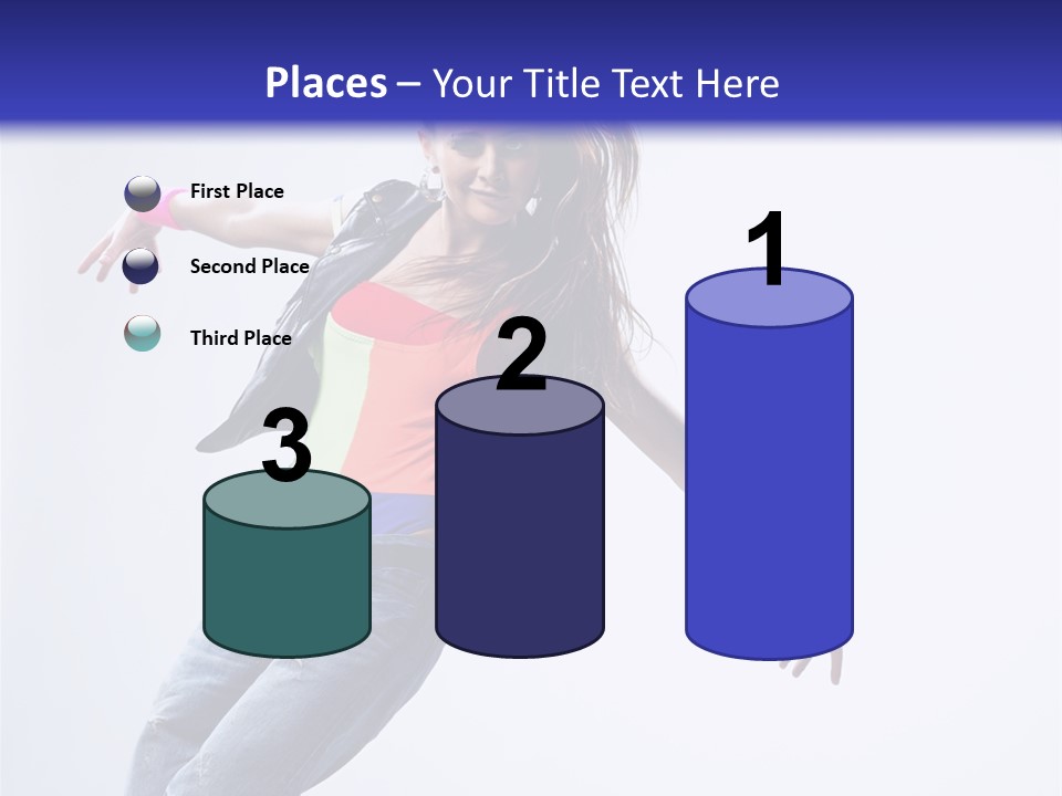 One Colour Breakdance PowerPoint Template