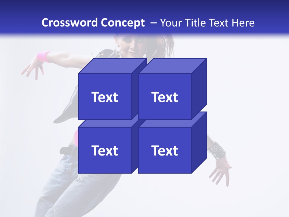 One Colour Breakdance PowerPoint Template