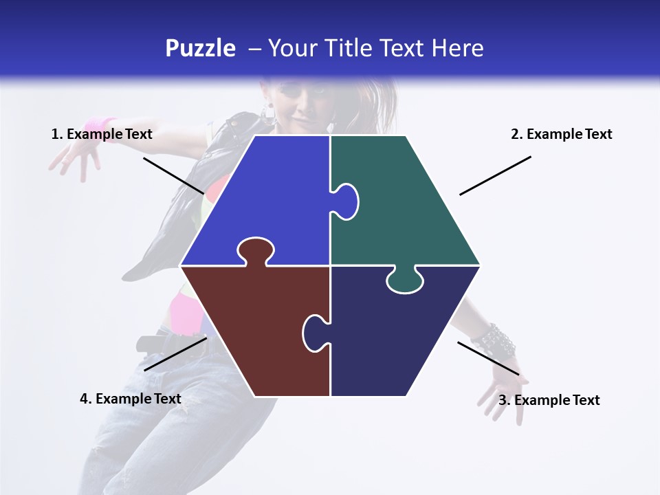 One Colour Breakdance PowerPoint Template