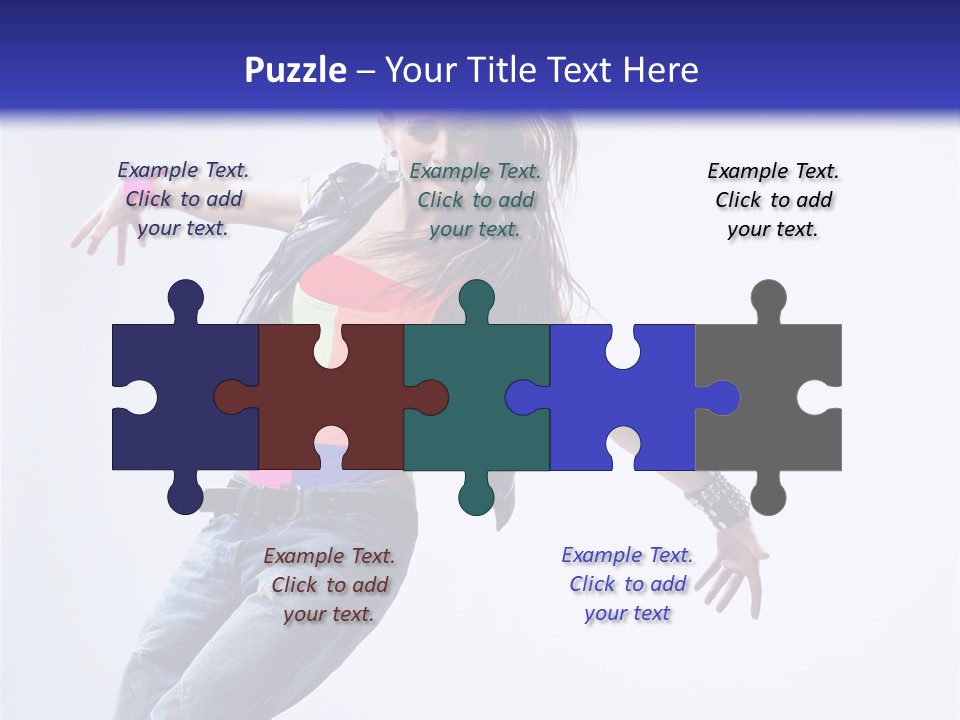 One Colour Breakdance PowerPoint Template