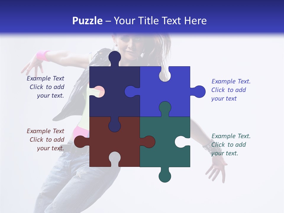 One Colour Breakdance PowerPoint Template