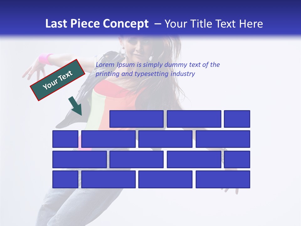 One Colour Breakdance PowerPoint Template