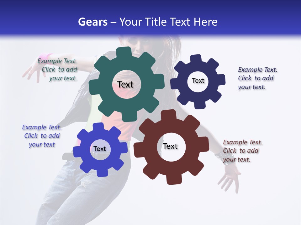 One Colour Breakdance PowerPoint Template