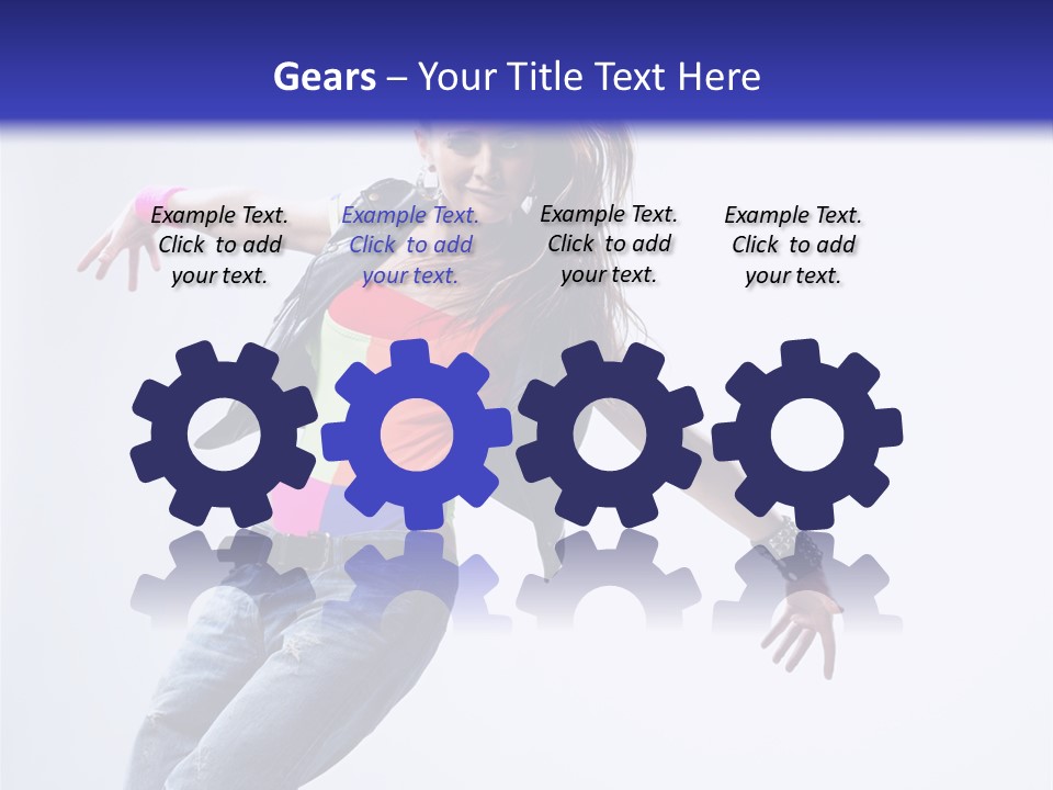 One Colour Breakdance PowerPoint Template