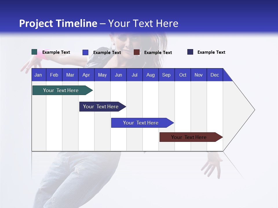 One Colour Breakdance PowerPoint Template