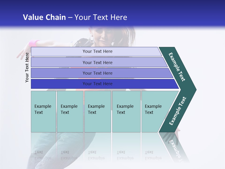 One Colour Breakdance PowerPoint Template