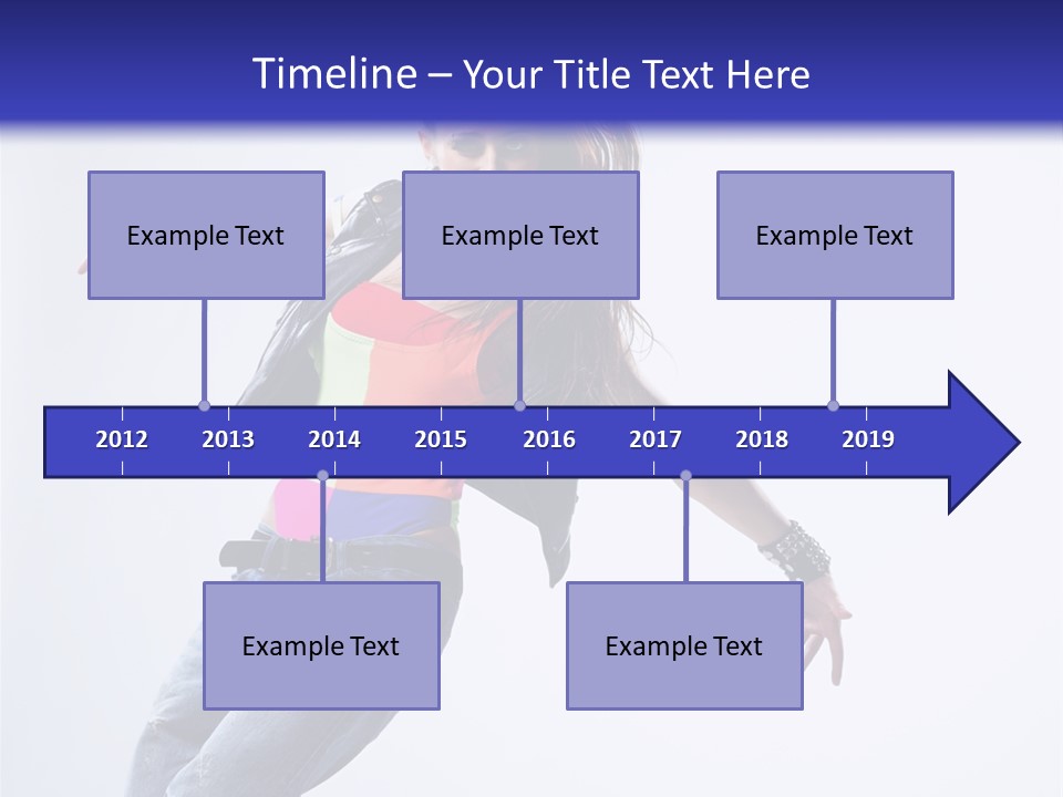 One Colour Breakdance PowerPoint Template