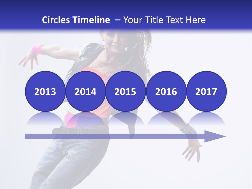 One Colour Breakdance PowerPoint Template