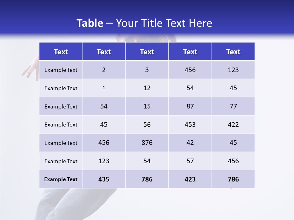 One Colour Breakdance PowerPoint Template