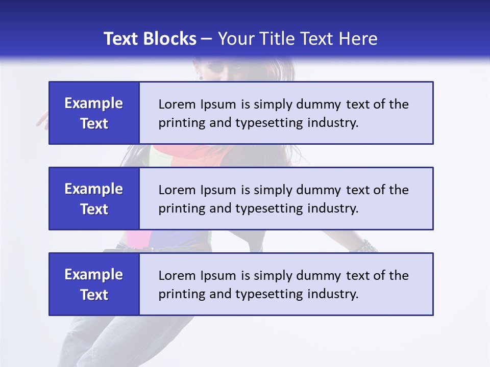 One Colour Breakdance PowerPoint Template