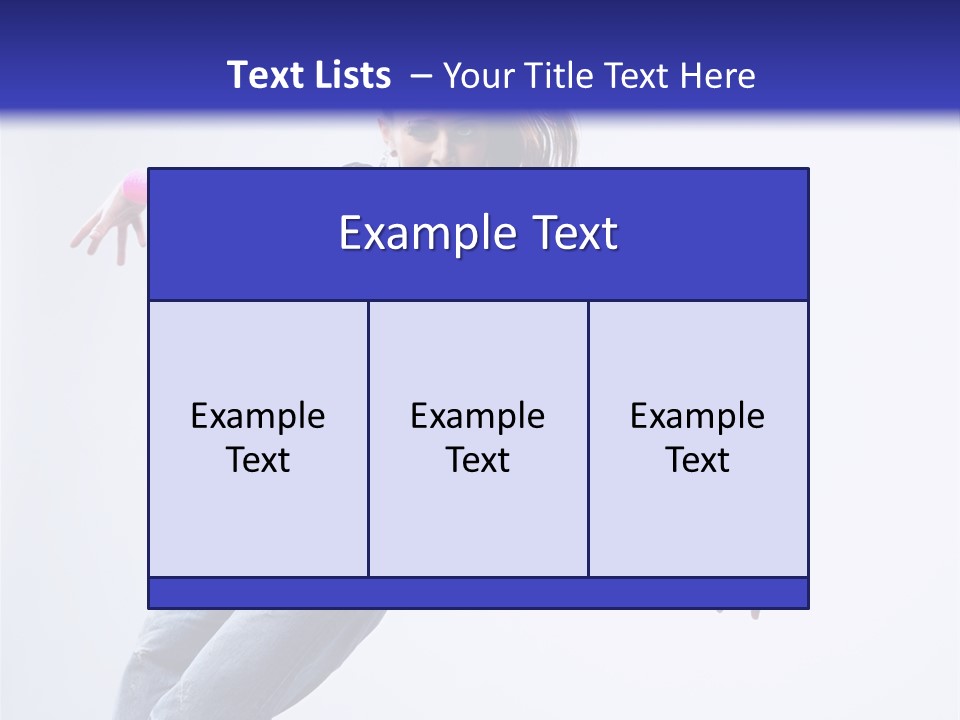 One Colour Breakdance PowerPoint Template