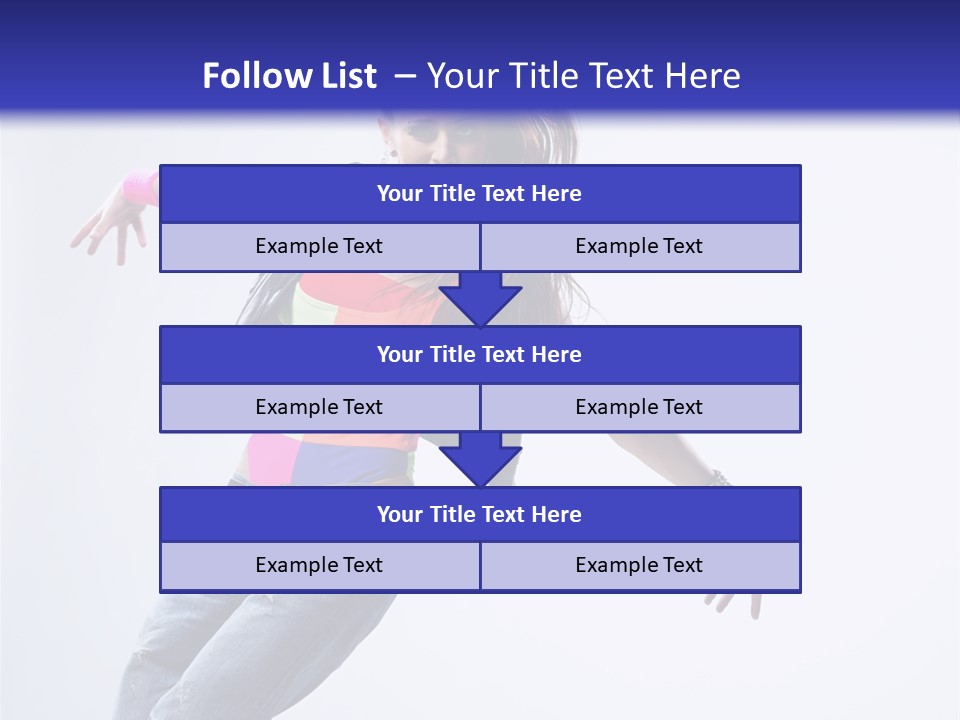 One Colour Breakdance PowerPoint Template