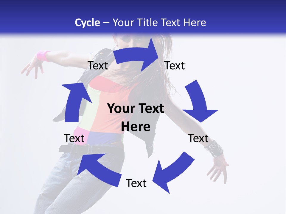 One Colour Breakdance PowerPoint Template