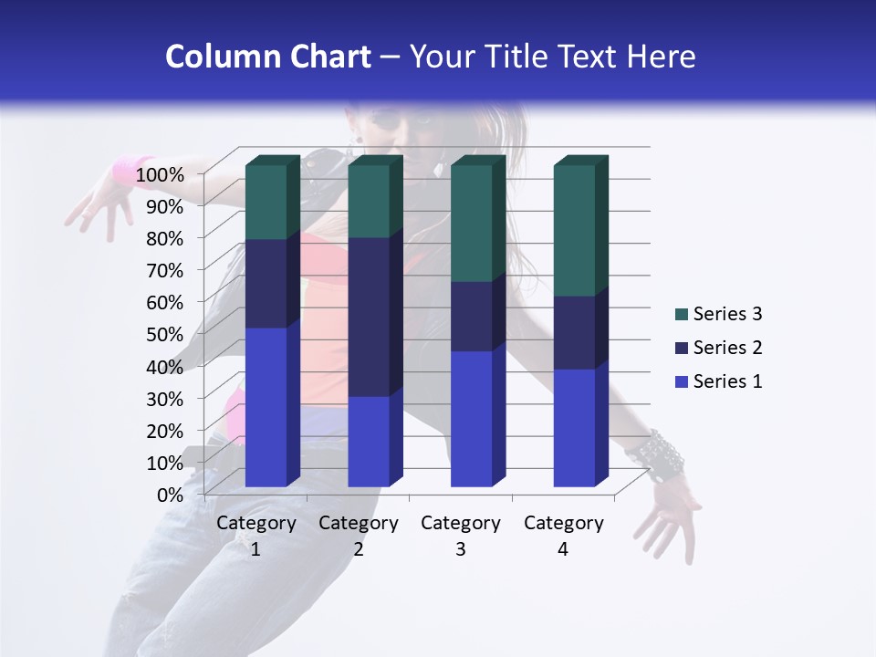 One Colour Breakdance PowerPoint Template