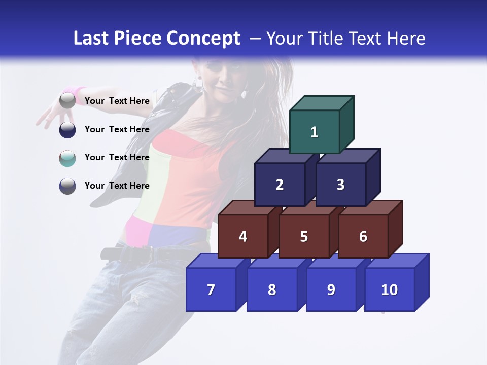 One Colour Breakdance PowerPoint Template