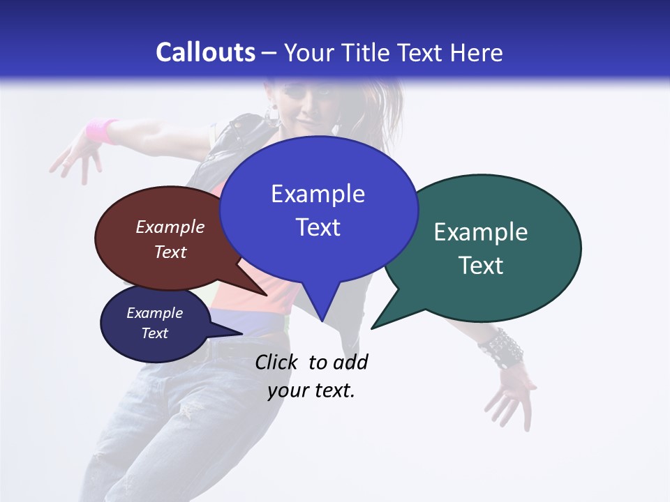 One Colour Breakdance PowerPoint Template