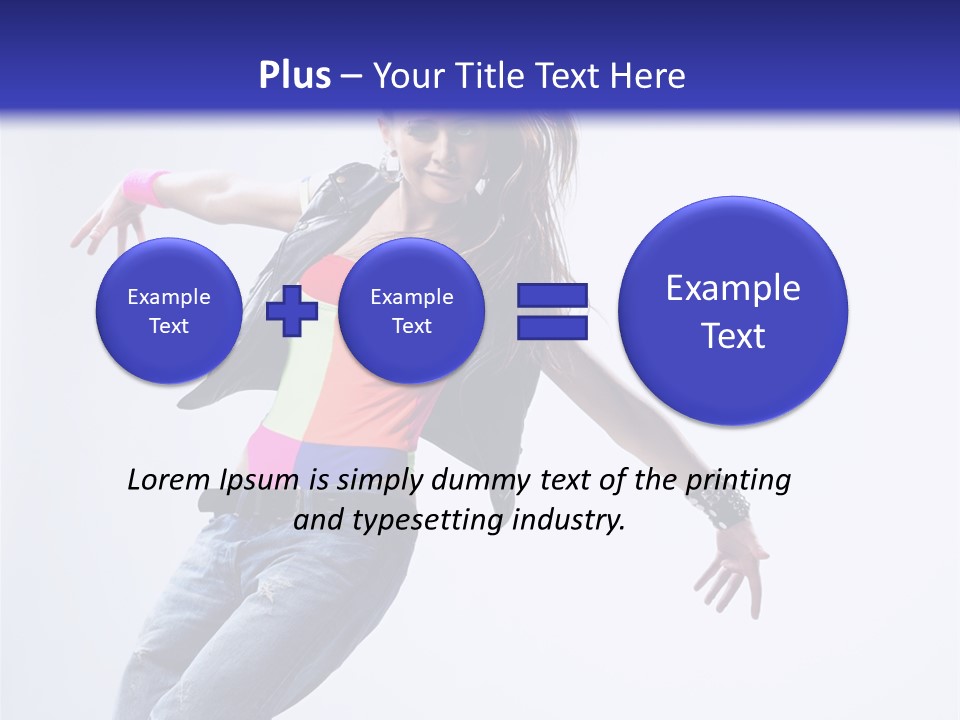 One Colour Breakdance PowerPoint Template