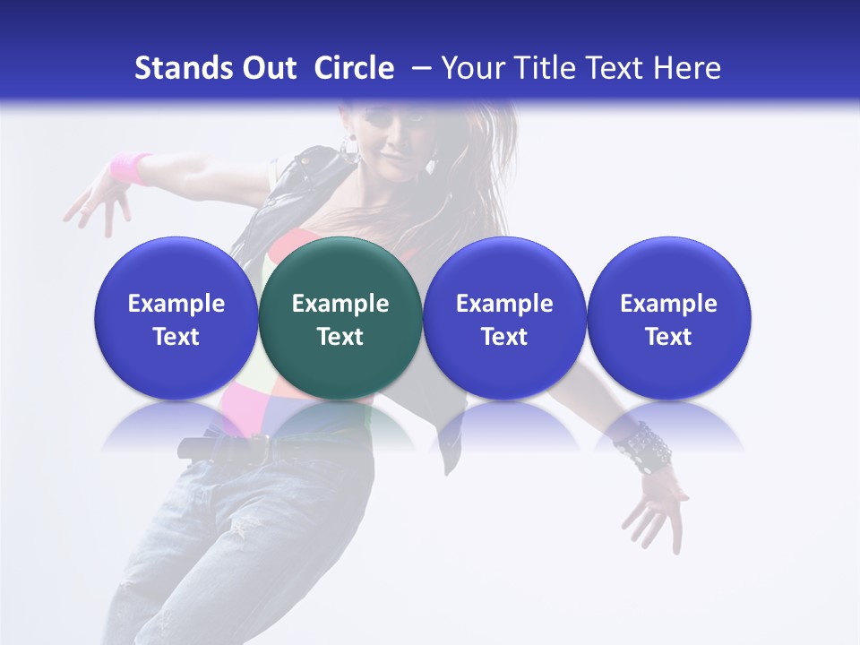 One Colour Breakdance PowerPoint Template