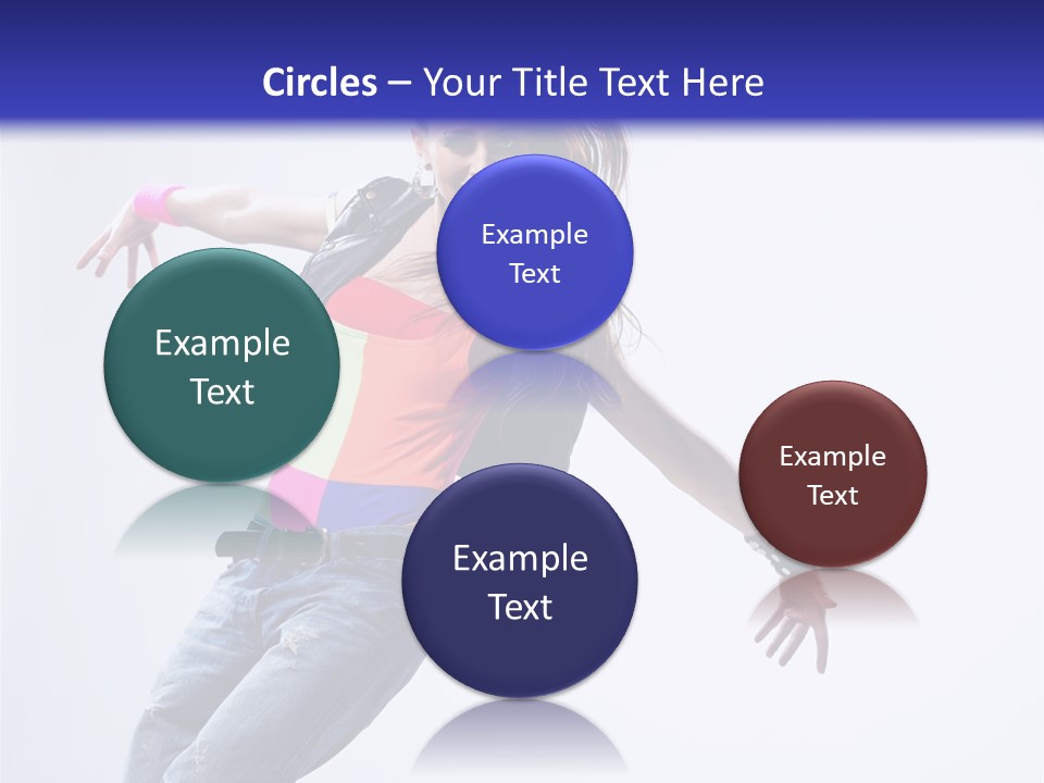 One Colour Breakdance PowerPoint Template