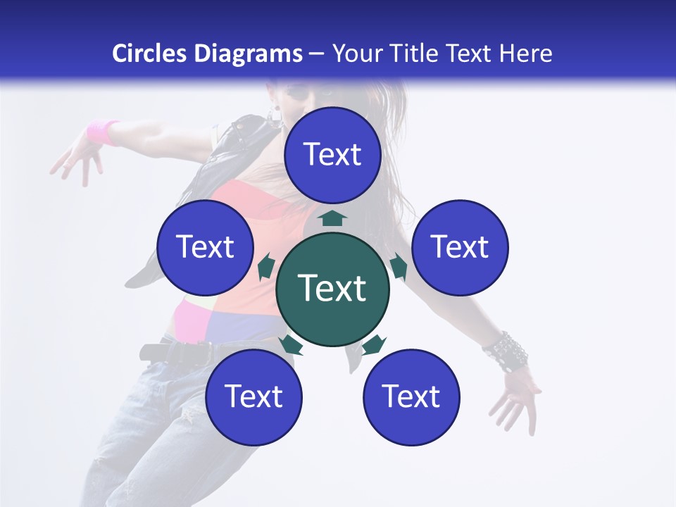 One Colour Breakdance PowerPoint Template