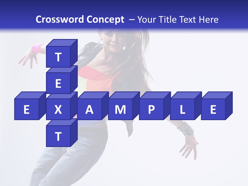 One Colour Breakdance PowerPoint Template