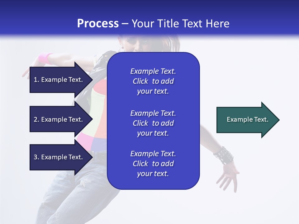 One Colour Breakdance PowerPoint Template