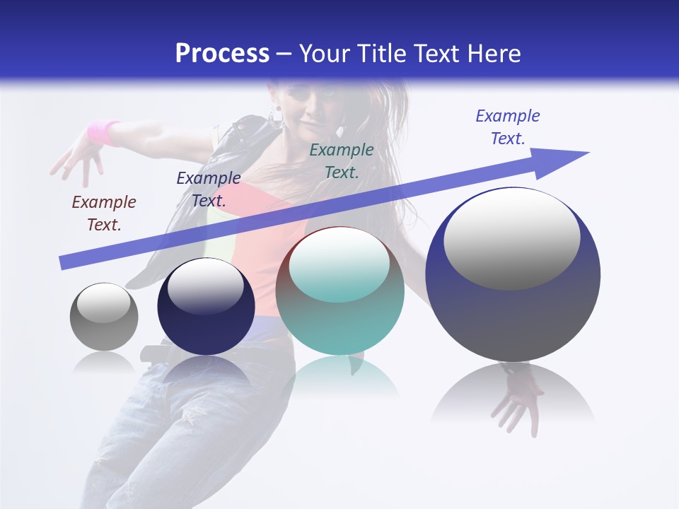 One Colour Breakdance PowerPoint Template