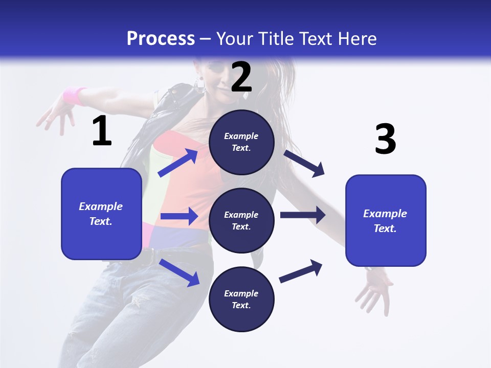 One Colour Breakdance PowerPoint Template