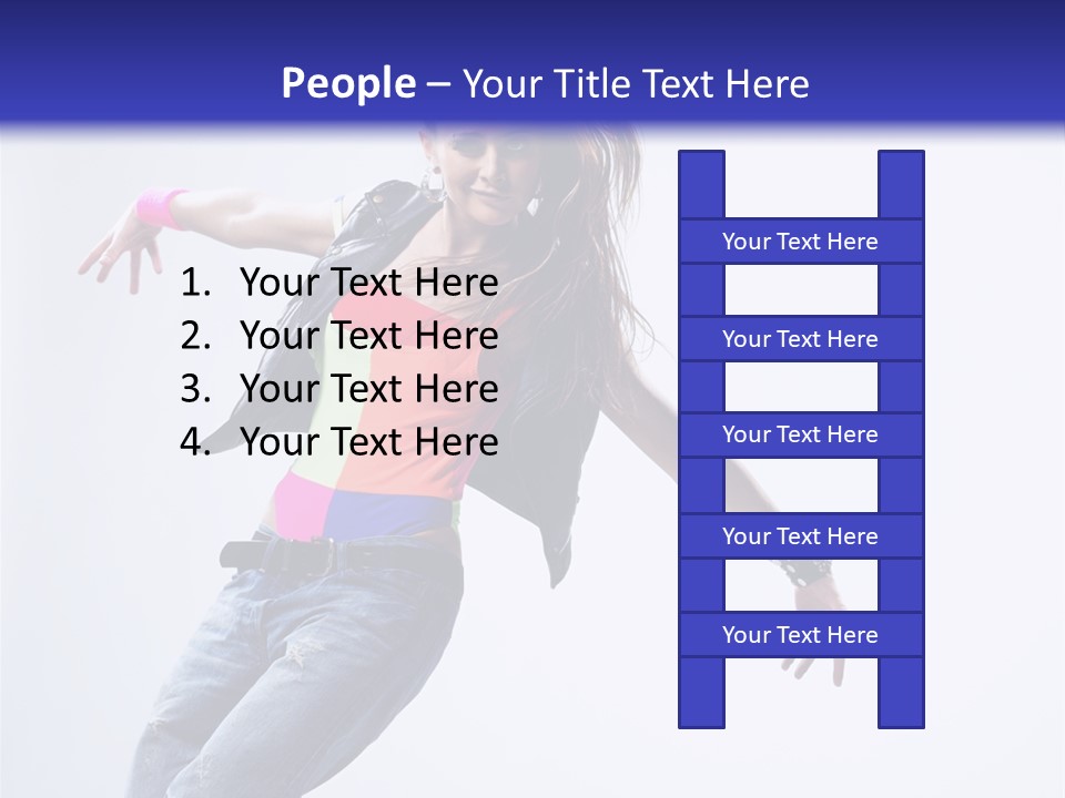 One Colour Breakdance PowerPoint Template