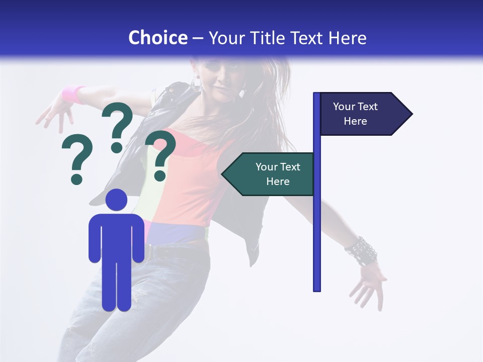 One Colour Breakdance PowerPoint Template