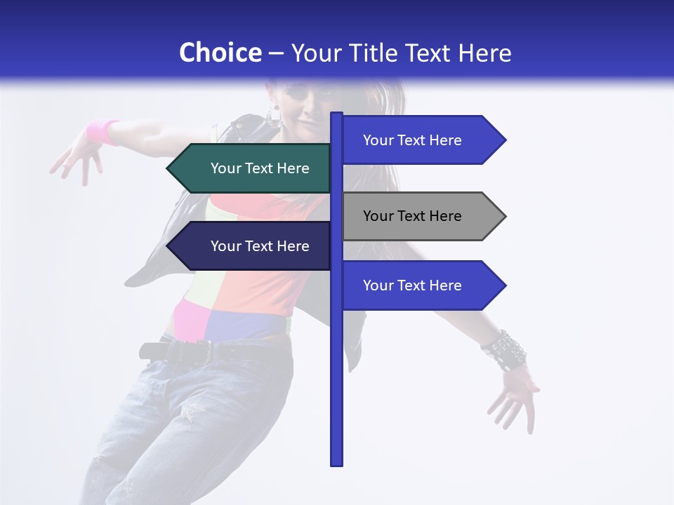 One Colour Breakdance PowerPoint Template