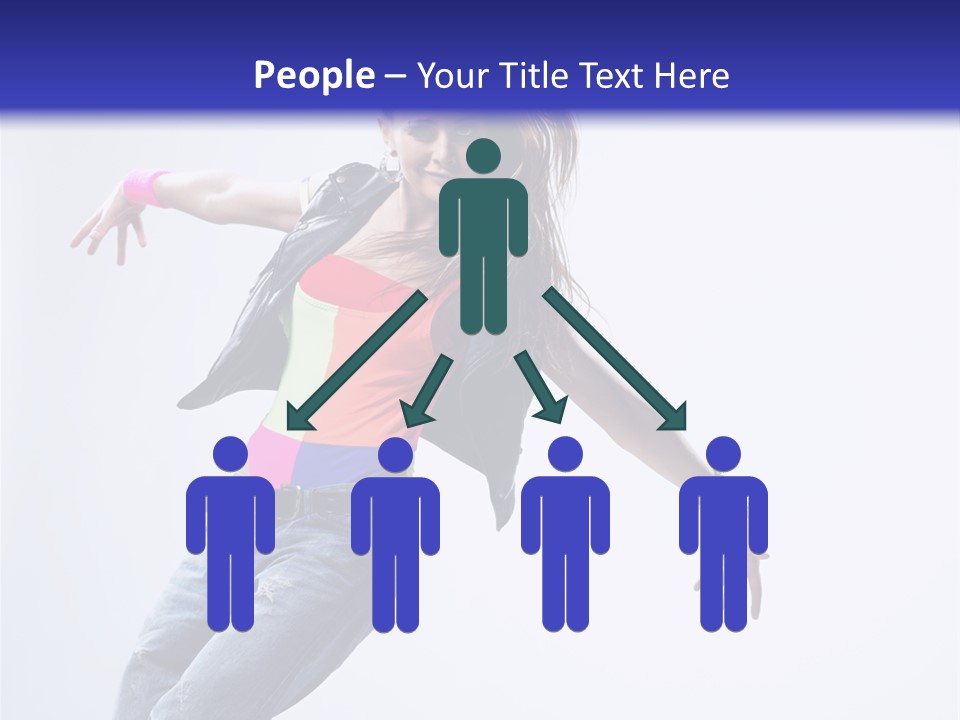 One Colour Breakdance PowerPoint Template