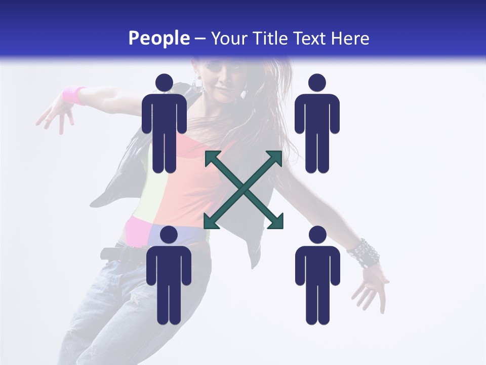 One Colour Breakdance PowerPoint Template