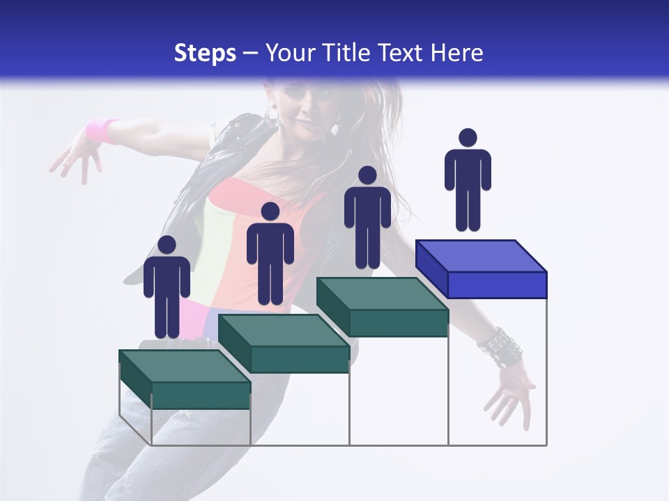 One Colour Breakdance PowerPoint Template