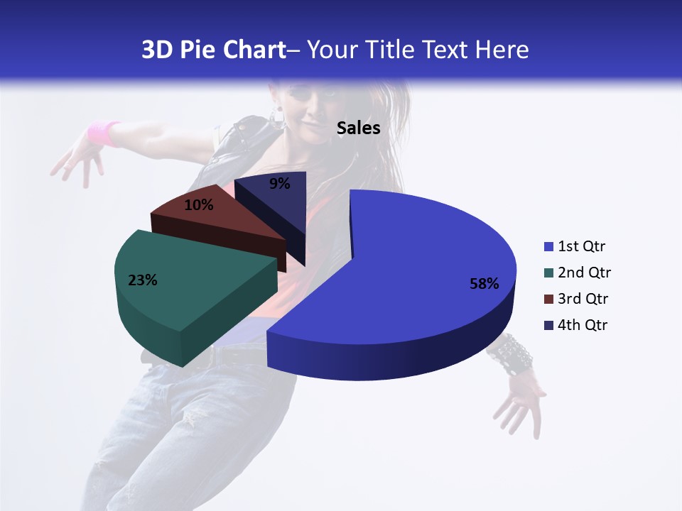 One Colour Breakdance PowerPoint Template
