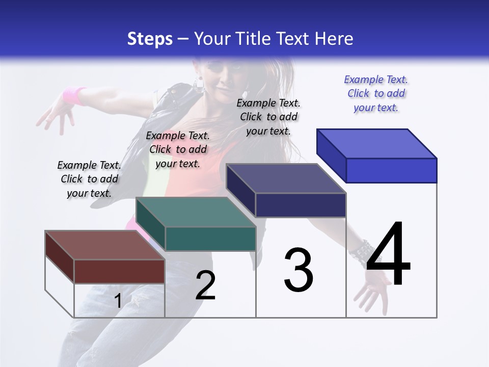 One Colour Breakdance PowerPoint Template